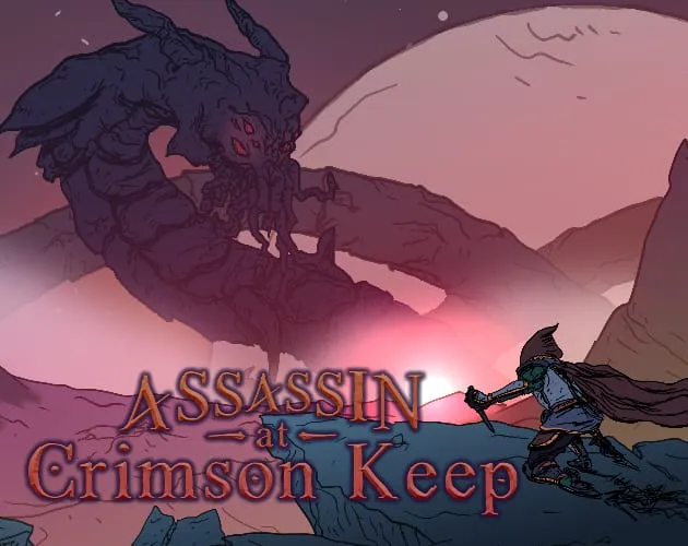 ภาพปกเกม Assassin at Crimson Keep จาก itch.io