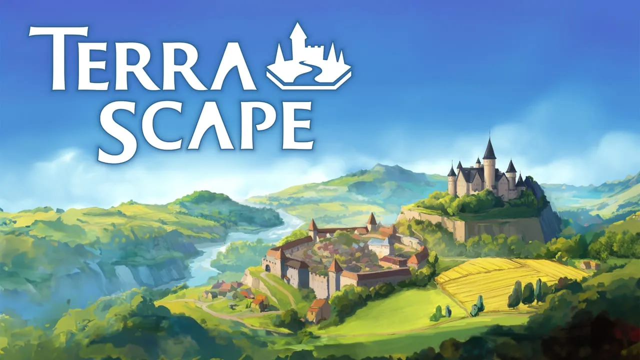 ภาพปกเกม TerraScape เมืองยุคกลางและปราสาทบนเนินเขาริมแม่น้ำ