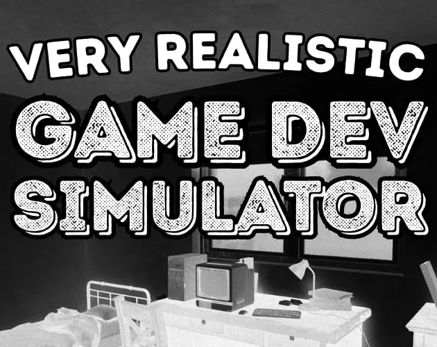 ภาพปกเกม Very Realistic Game Dev Simulator จาก itch.io